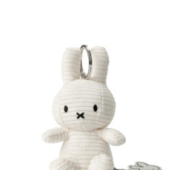 Miffy Corduroy white keychain - 10 cm - 4"