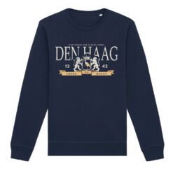 Crew neck sweater Den Haag blauw