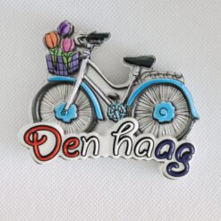 Magneet Fiets blauw Den Haag