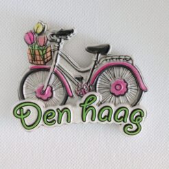 Magneet roze fiets Den Haag