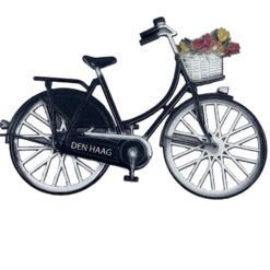 Magneet fiets zwart Den Haag metaal