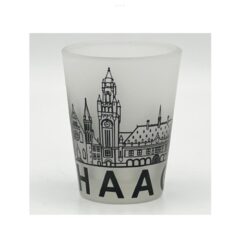 Shotglas Den Haag zwart